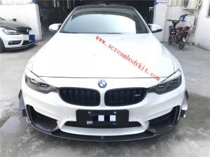 BMW M3 M4 body kit M-performance front lip carbon fiber Wrap angle rear diffuser after lip air knife